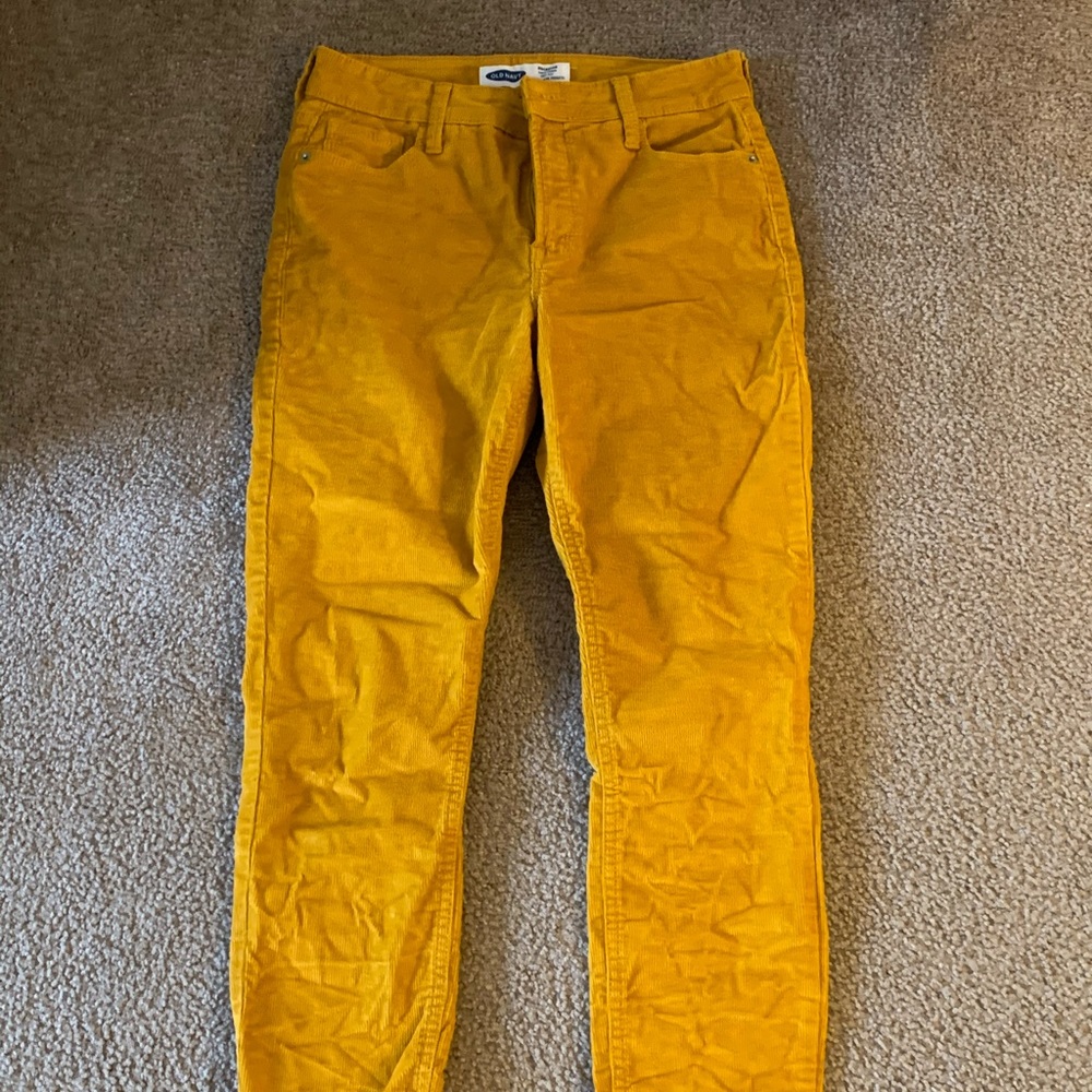Mustard corduroys
